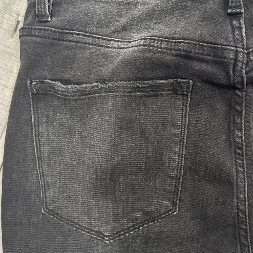VERVET Washed Black Skinny Jeans